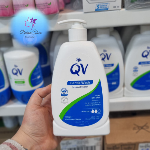 کرم پاک کننده صورت و بدن کیووی مدل Gentle Wash حجم 500 میلی لیتر