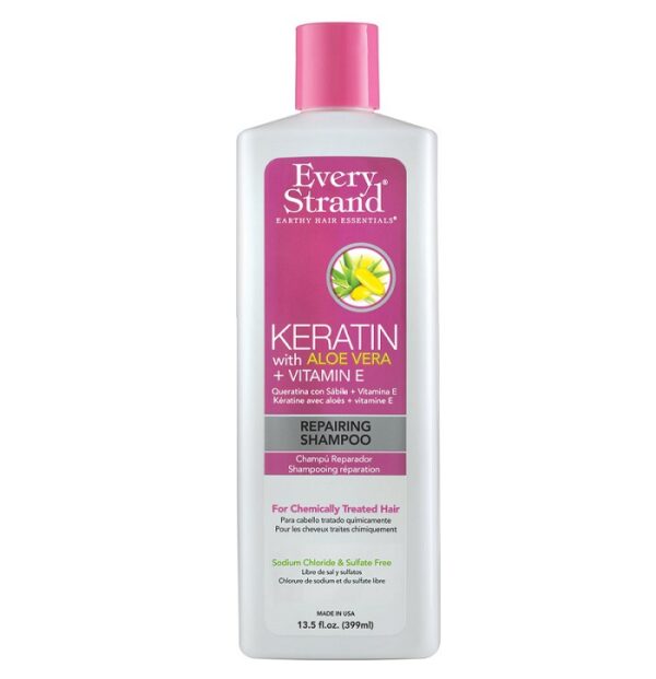 شامپو کراتینه موهای آسیب دیده بدون سولفات، حاوی ویتامین E، برند اوری استرند