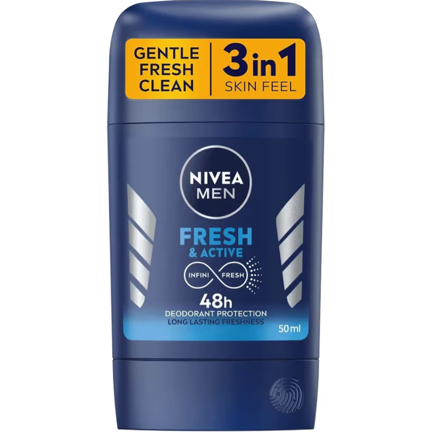 استیک دئودورانت آقایان نیوا فرش اکتیو Nivea Fresh Active