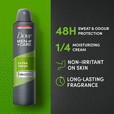 اسپری ضد تعریق مردانه اکسترا فرش داو Dove Extra Fresh Men Care 250 Ml