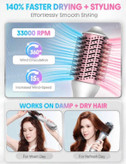 سشوار برس دار حرفهای شیگلم مدل Cool Shield Blowout Brush Pro