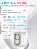 سشوار برس دار حرفهای شیگلم مدل Cool Shield Blowout Brush Pro