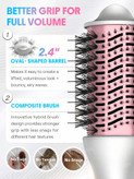 سشوار برس دار حرفهای شیگلم مدل Cool Shield Blowout Brush Pro
