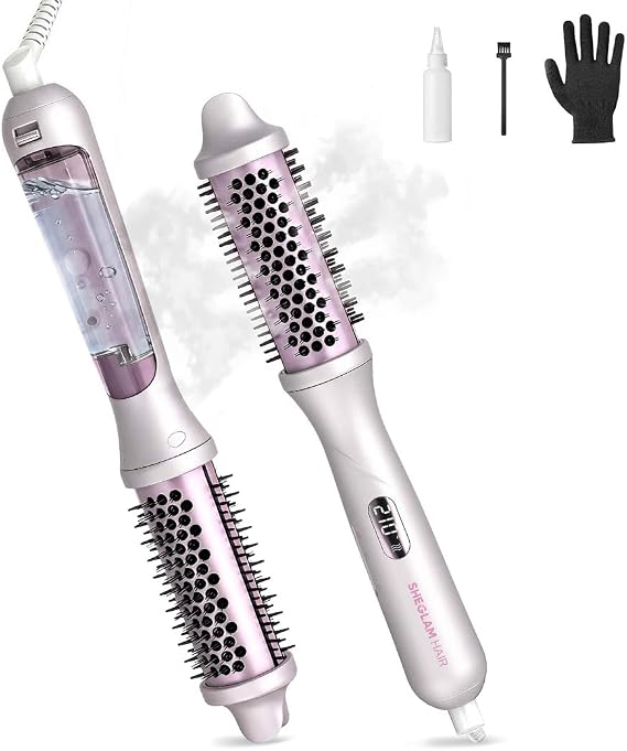 برس پیچ بخار نانو شیگلم مدل Hydra Shot Steam Blowout Brush سایز 38 میلی متر