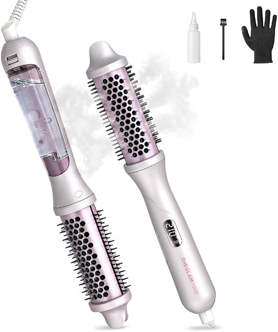 برس پیچ بخار نانو شیگلم مدل Hydra Shot Steam Blowout Brush سایز 38 میلی متر