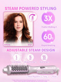 برس پیچ بخار نانو شیگلم مدل Hydra Shot Steam Blowout Brush سایز 38 میلی متر