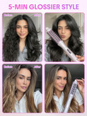 برس پیچ بخار نانو شیگلم مدل Hydra Shot Steam Blowout Brush سایز 38 میلی متر
