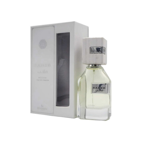 عطر ادکلن صاحب اینتنس سفید ارض الزعفران Saheb Intense ۷۰میل