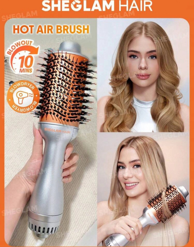 دستگاه سشوار برس دار حالت دهنده شیگلم مدل Blowout Bliss Volumizing