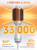 دستگاه سشوار برس دار حالت دهنده شیگلم مدل Blowout Bliss Volumizing
