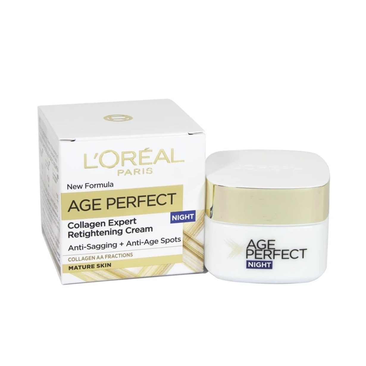 کرم روز ضد چروک و آبرسان صورت لورال بالای 50 سال ایج پرفکت Age Perfect