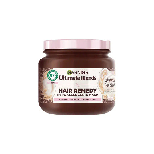 ماسک مو اوتمیل گارنیر Garnier Ultimate Blends Hair Remedy Hypoallergenic Mask- Delicate Oat Milk
