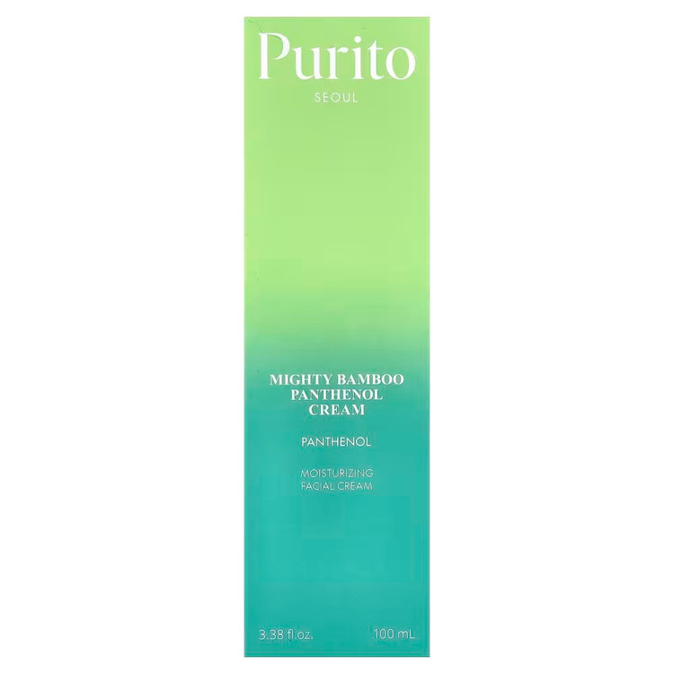 کرم مرطوب کننده و ترمیم کننده پیوریتو مدل Mighty Bamboo Panthenol