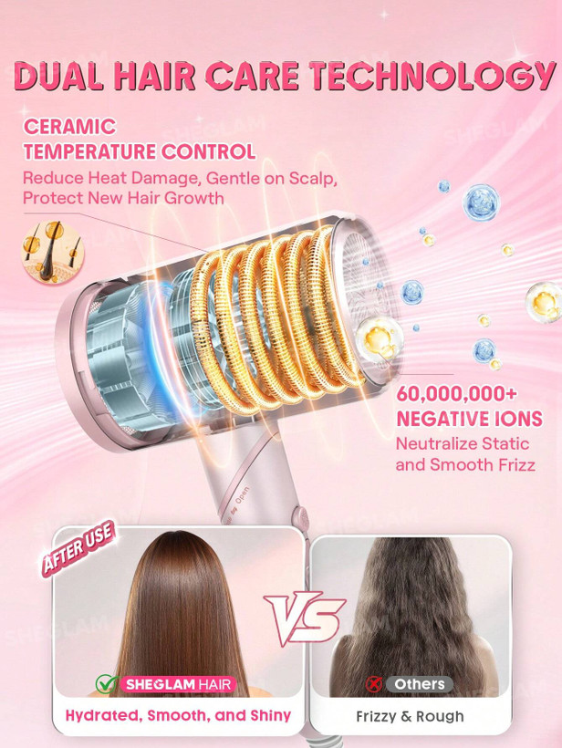 سشوار ۳سری چندکاره شیگلم Blowout Bliss Triple Threat Hair Dryer