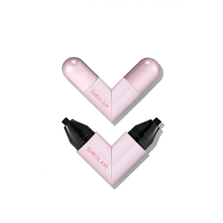 خط چشم دوطرفه استامپ دار شیگلم مدل Insta Wing Heart Stamp