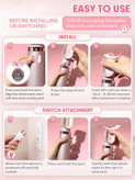 سشوار و حالتدهنده مولتیاستایلر ۴سری شیگلم Blowout Bliss All-In-One Multi-Styler