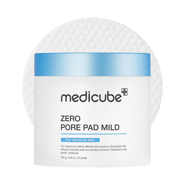 پد لایه بردار و کوچک کننده منافذ پوست حساس مدی کیوب Medicube مدل mild