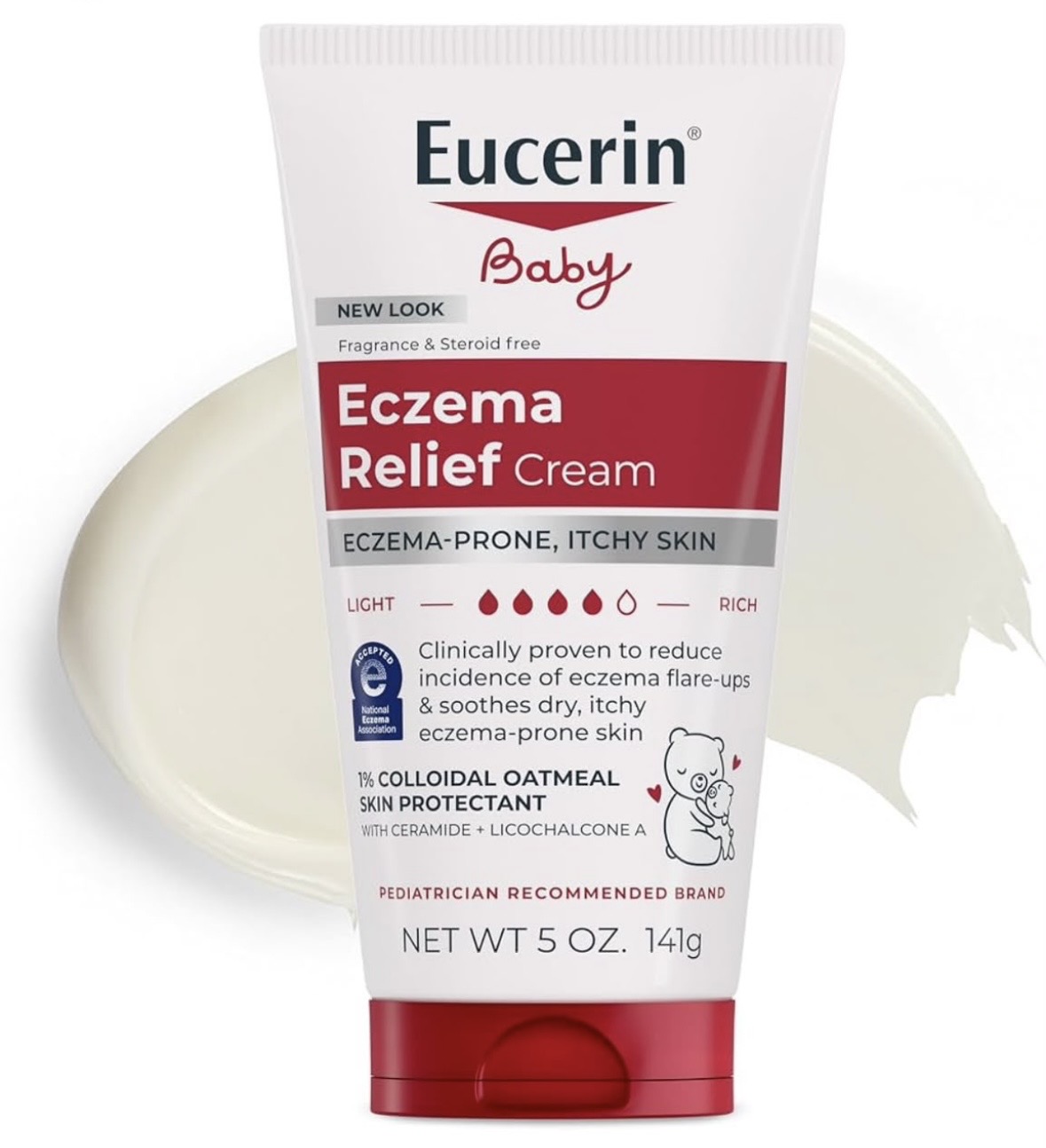 کرم ضد اگزما و تسکین‌دهنده خارش کودک اوسرین مدل Baby Eczema Relief حجم ۱۴۱ گرم