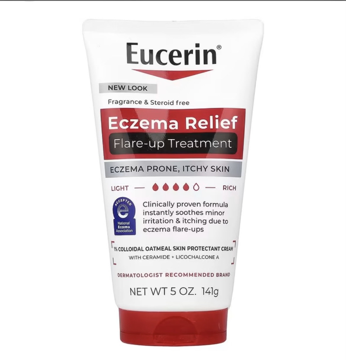 کرم ضد اگزما فوری و تسکین‌دهنده خارش اوسرین مدل Eczema Relief Flare-Up Treatment وزن ۱۴۱ گرم