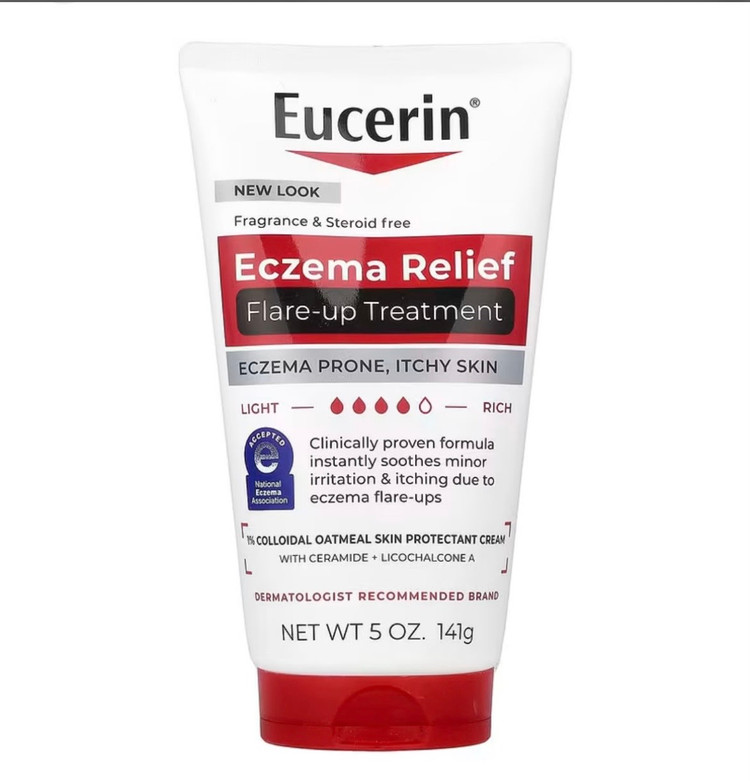 کرم ضد اگزما فوری و تسکیندهنده خارش اوسرین مدل Eczema Relief Flare-Up Treatment وزن ۱۴۱ گرم